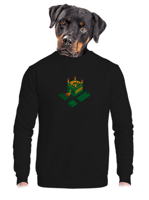 unisex mikina bez kapucne