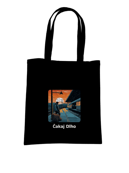 Čakaj dlho taška Black