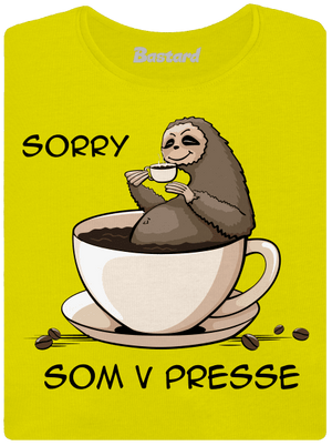 V presse dámske tričko prémium Lemon