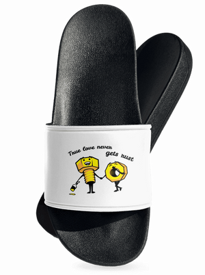 Pravá láska šľapky White