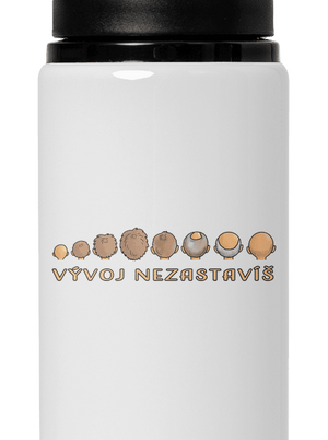 Vývoj nezastavíš flaša na vodu White