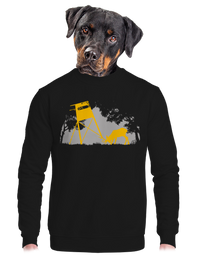 unisex mikina bez kapucne