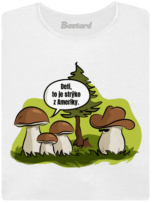 Strýko z Ameriky dámske tričko s lemom White