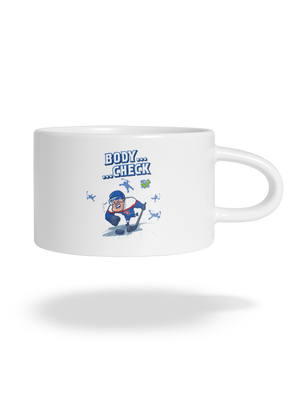 Body check hrnček makronka White