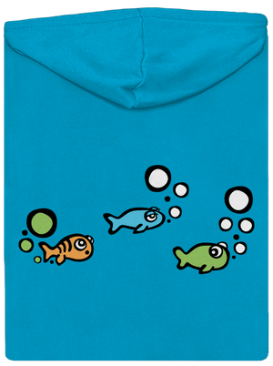 Nehoda dámska mikina na zips Blue Atol