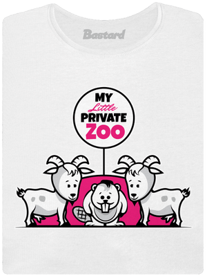 ZOO dámske tričko s lemom White