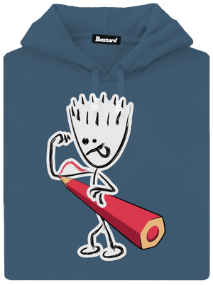 Svaly dámska mikina klokanka Denim