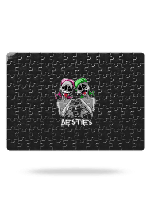 Besties puzzle White