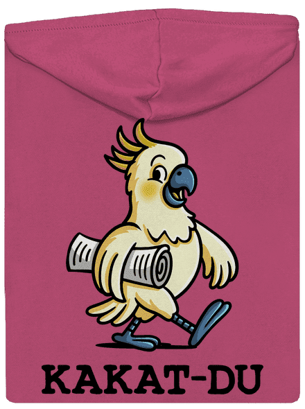 Kakat-du dámska mikina na zips Magenta
