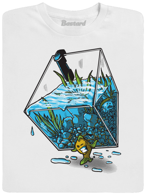 Migrujúca rybka pánske dlhý rukáv White