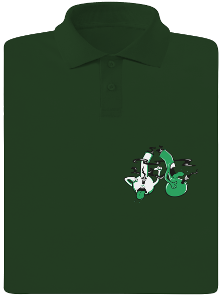 Bongo kašeľ pánska polokošeľa Bottle Green Mal