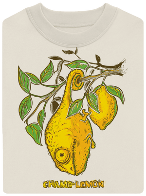 Citrón unisex mikina bez kapucne Off White