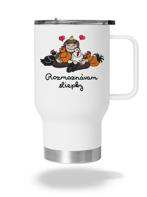 Rozmaznávam sliepky termohrnček White