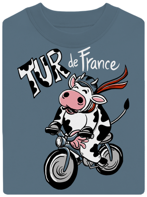 Tur de France unisex mikina bez kapucne Nordic Blue