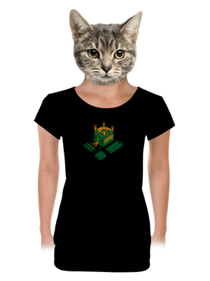 dámske tričko s lemom