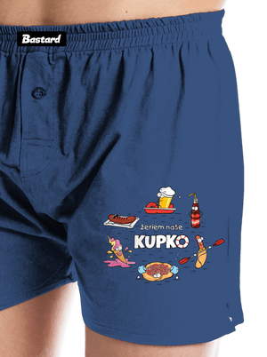 Slovenské kupko pánske trenky Blue