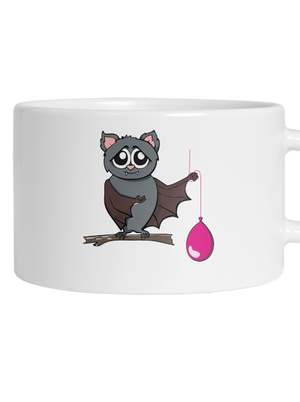 Netopier hrnček makronka White