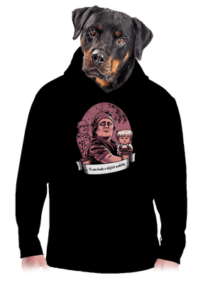 B14: Slavnosti sněženek pánska mikina klokanka Black