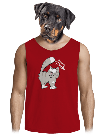 Macko a Micka pánske tielko Red