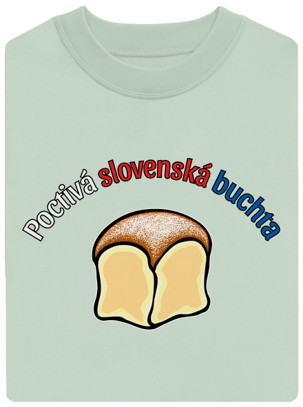 Poctivá buchta a klobása unisex mikina bez kapucne Blush Mint