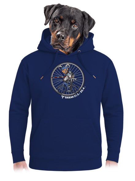 Cyklistický horoskop: Baran unisex mikina premium Navy