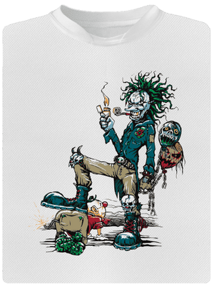 Evil Clown detské športové tričko White