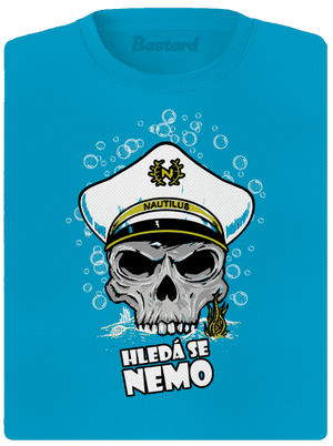 Kapitán Nemo dámske športové tričko Blue Atol