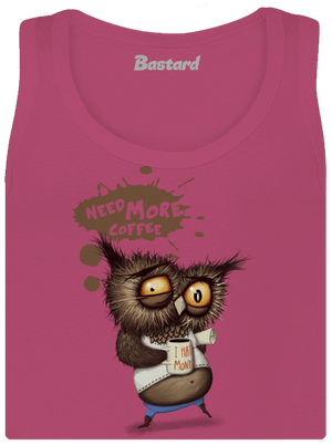 Need more coffee dámske tielko klasické Magenta