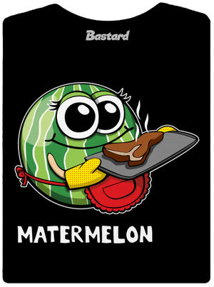 Melouní rodina dámske tričko prémium Black