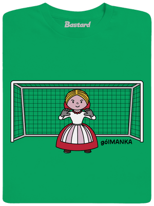 Gólmanka pánske tričko Kelly Green