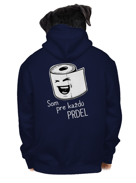 Prdel pánska mikina na zips Navy