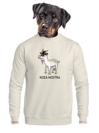 unisex mikina bez kapucne