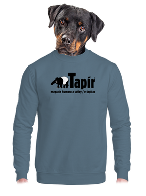 unisex mikina bez kapucne