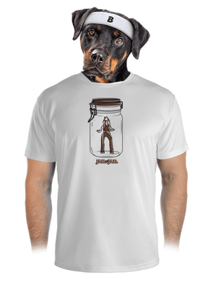 Jar in jar pánske športové tričko White
