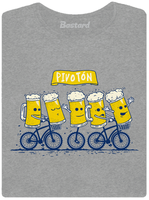 Pivotón dámske tričko Dark Gray Melange