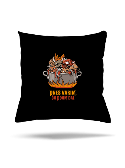 Čo Doom dal vankúš Black