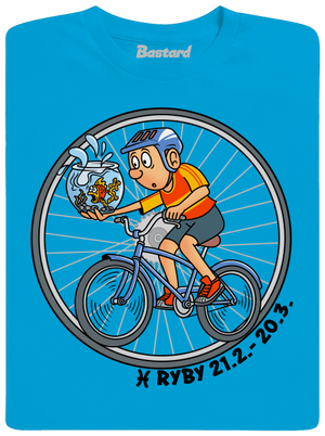 Cyklistický horoskop: Ryby detské tričko Atoll