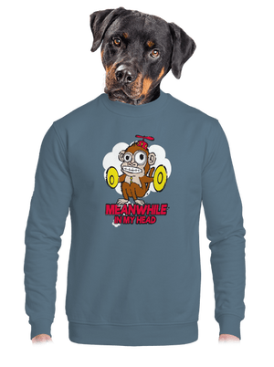 unisex mikina bez kapucne