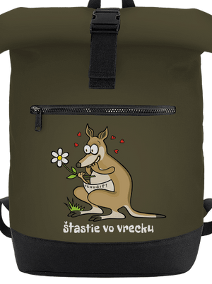 Šťastie vo vrecku batoh Military Green