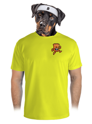 Narodeninové tričko 2025 pánske športové tričko Neon Yellow