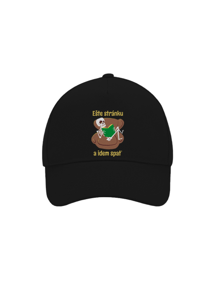 Ešte stránku šiltovka baseballka Black