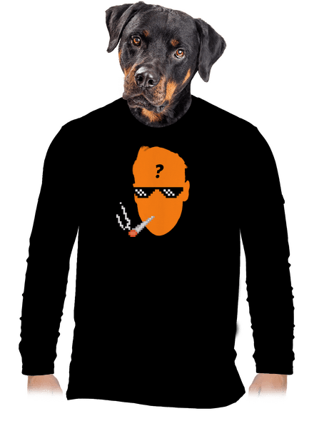 Thug life pánske dlhý rukáv Black