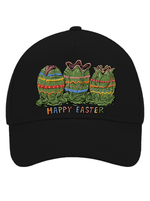 Happy Easter šiltovka baseballka Black