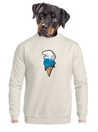 unisex mikina bez kapucne