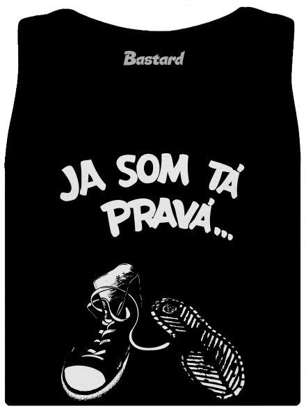 Hľadám tú pravú dámske tielko klasické Black