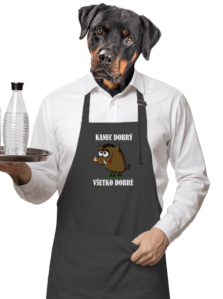 Kanec dobrý zástera Dark Grey