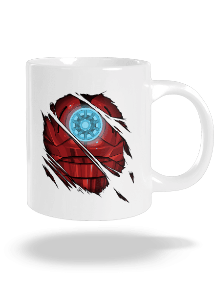 Ironman veľký hrnček White