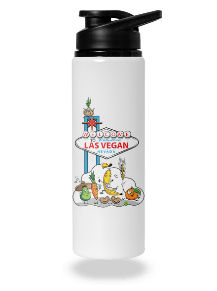 Las Vegan flaša na vodu White