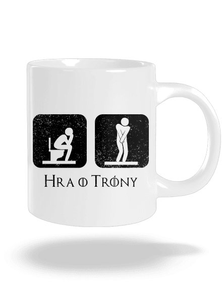 Hra o trůny veľký hrnček White
