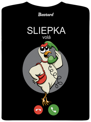 Sliepka volá pánske dlhý rukáv Black